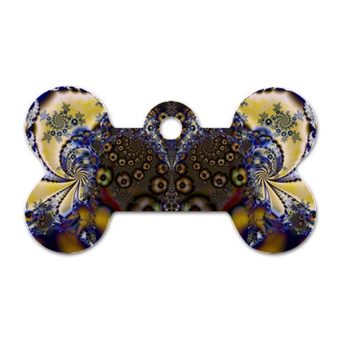 Fractal150 Dog Tag Bone (Two Sides) from Custom Dropshipper Front