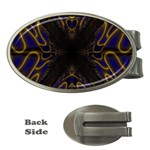 Fractal152 Money Clip (Oval)