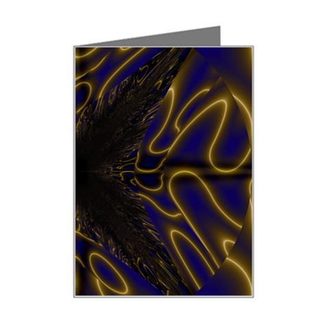 Fractal152 Mini Greeting Card from Custom Dropshipper Left