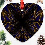 Fractal152 Heart Ornament (Two Sides)
