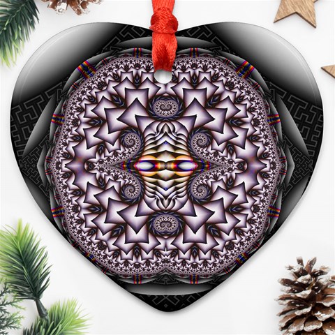 Fractal153 Ornament (Heart) from Custom Dropshipper Front