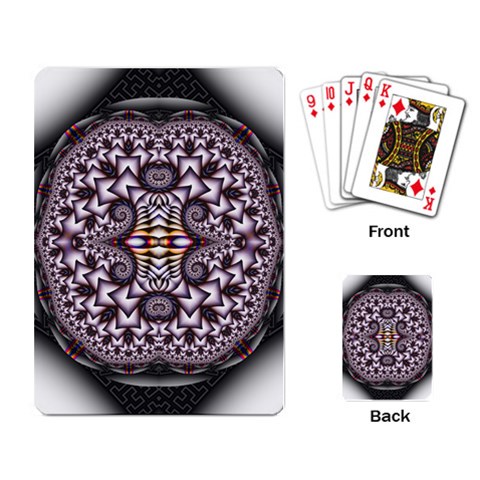 Fractal153 Playing Cards Single Design from Custom Dropshipper Back
