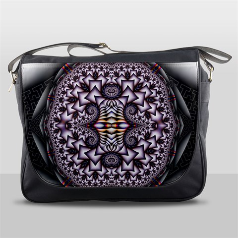 Fractal153 Messenger Bag from Custom Dropshipper Front