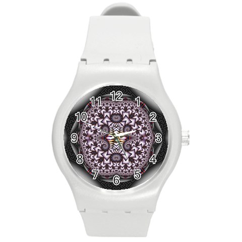 Fractal153 Round Plastic Sport Watch Medium from Custom Dropshipper Front