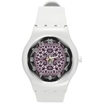 Fractal153 Round Plastic Sport Watch Medium