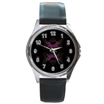 Fractal154 Round Metal Watch