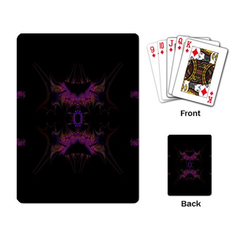 Fractal154 Playing Cards Single Design from Custom Dropshipper Back
