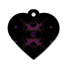 Fractal154 Dog Tag Heart (Two Sides) from Custom Dropshipper Front