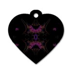 Fractal154 Dog Tag Heart (Two Sides)
