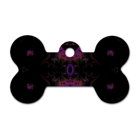 Fractal154 Dog Tag Bone (Two Sides) from Custom Dropshipper Front