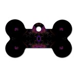 Fractal154 Dog Tag Bone (Two Sides)