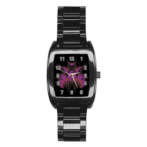 Fractal155 Men s Stainless Steel Barrel Analog Watch from Custom Dropshipper Front