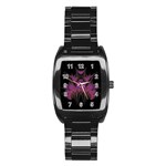 Fractal155 Men s Stainless Steel Barrel Analog Watch
