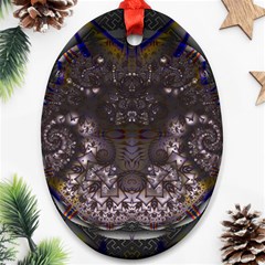 Fractal156 Oval Ornament (Two Sides) from Custom Dropshipper Front