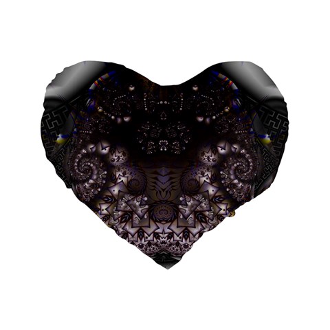Fractal156 16  Premium Heart Shape Cushion  from Custom Dropshipper Front