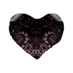 Fractal156 16  Premium Heart Shape Cushion  from Custom Dropshipper Front