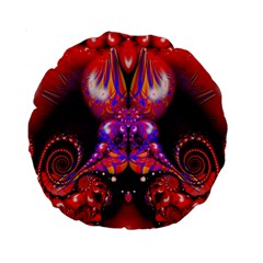 Fractal157 15  Premium Round Cushion  from Custom Dropshipper Back