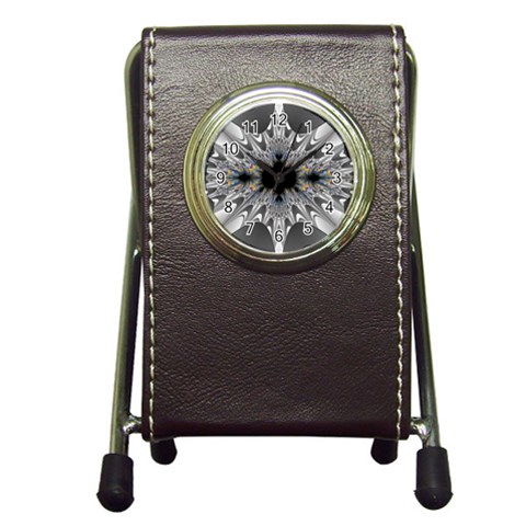 Fractal158 Pen Holder Desk Clock from Custom Dropshipper Front