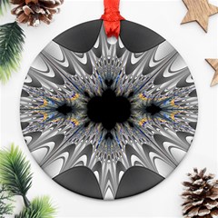 Fractal158 Round Ornament (Two Sides) from Custom Dropshipper Back