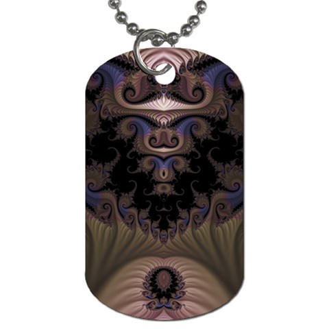 Fractal160 Dog Tag (One Side) from Custom Dropshipper Front