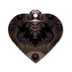 Fractal160 Dog Tag Heart (Two Sides) from Custom Dropshipper Back