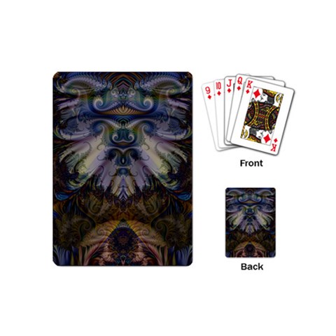 Fractal163 Playing Cards (Mini) from Custom Dropshipper Back