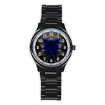 Fractal164 Men s Stainless Steel Round Dial Analog Watch