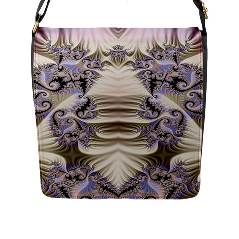 Fractal165 Flap Closure Messenger Bag (Large) from Custom Dropshipper Front