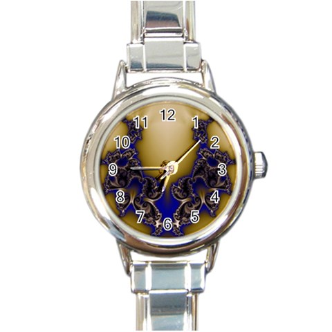 Fractal166 Round Italian Charm Watch from Custom Dropshipper Front