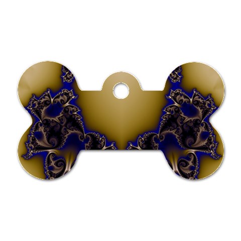 Fractal166 Dog Tag Bone (One Side) from Custom Dropshipper Front