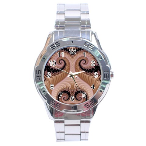 Fractal167 Stainless Steel Analogue Men’s Watch from Custom Dropshipper Front