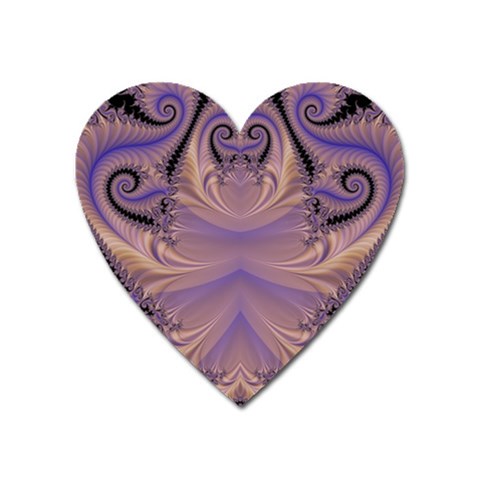 Fractal168 Magnet (Heart) from Custom Dropshipper Front