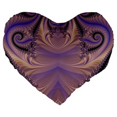 Fractal168 19  Premium Heart Shape Cushion from Custom Dropshipper Front