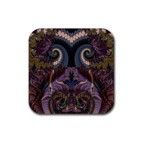 Fractal170 Rubber Coaster (Square) from Custom Dropshipper Front