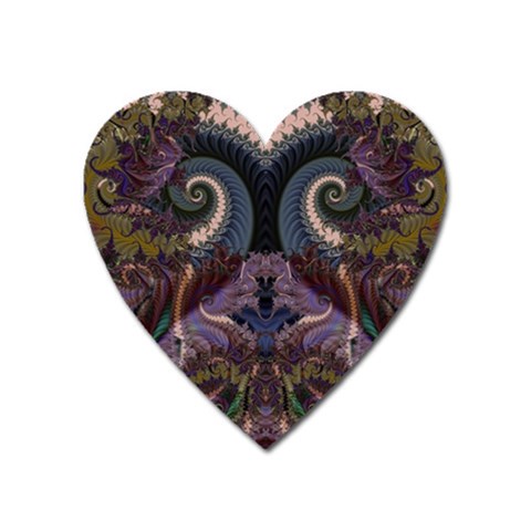 Fractal170 Magnet (Heart) from Custom Dropshipper Front