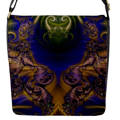 Fractal171 Flap closure messenger bag (Small) from Custom Dropshipper Front