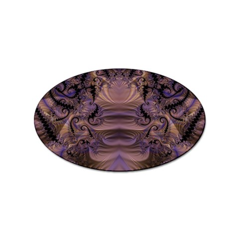 Fractal172 Sticker Oval (10 pack) from Custom Dropshipper Front