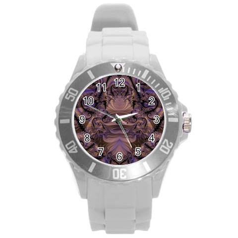 Fractal172 Round Plastic Sport Watch Large from Custom Dropshipper Front