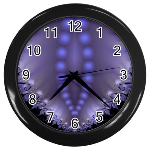 Fractal173 Wall Clock (Black) from Custom Dropshipper Front