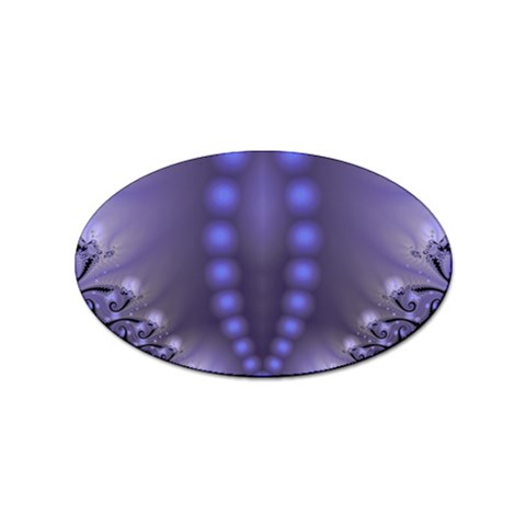 Fractal173 Sticker Oval (100 pack) from Custom Dropshipper Front