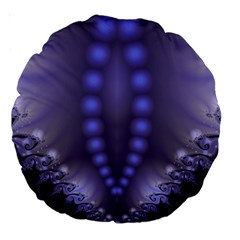 Fractal173 18  Premium Round Cushion  from Custom Dropshipper Front