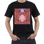 Fractal174 Black T-Shirt