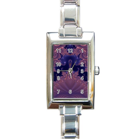 Fractal175 Rectangular Italian Charm Watch from Custom Dropshipper Front