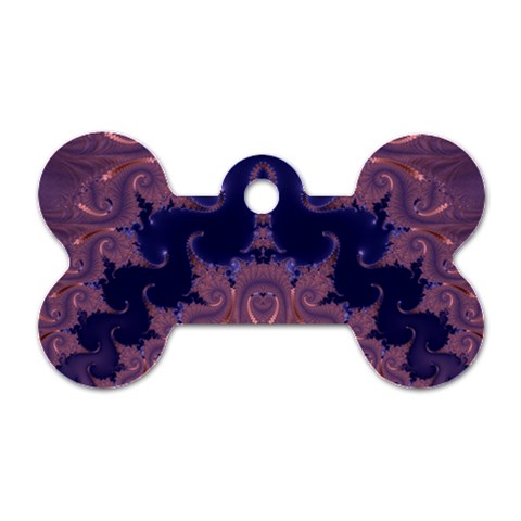 Fractal175 Dog Tag Bone (Two Sides) from Custom Dropshipper Front