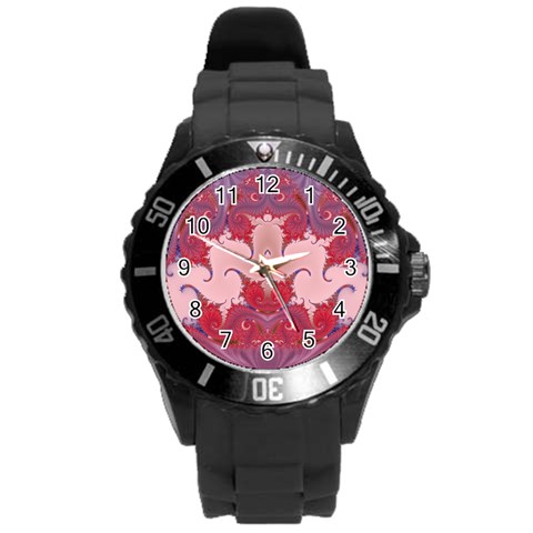 Fractal176 Round Plastic Sport Watch Large from Custom Dropshipper Front