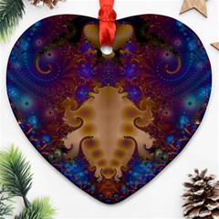 Fractal177 Heart Ornament (Two Sides) from Custom Dropshipper Back