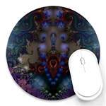 Fractal178 Round Mousepad