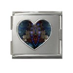 Fractal178 Mega Link Heart Italian Charm (18mm)