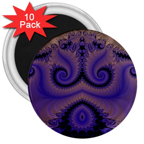 Fractal180 3  Magnet (10 pack) from Custom Dropshipper Front