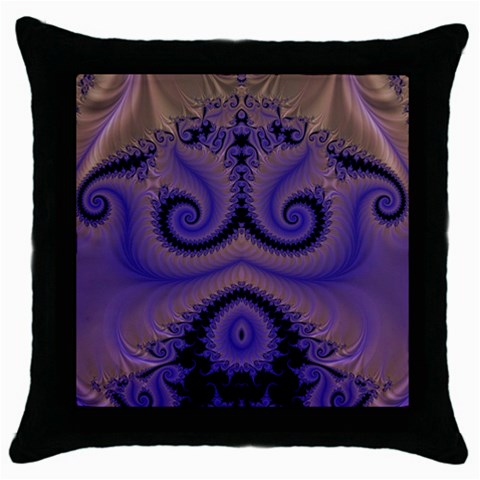 Fractal180 Throw Pillow Case (Black) from Custom Dropshipper Front